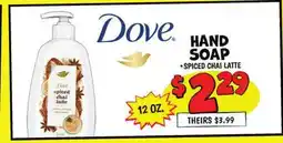 Ollie's DOVE HAND SOAP offer