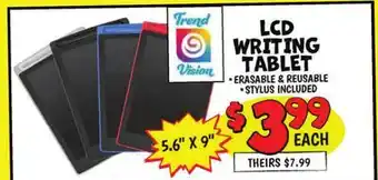 Ollie's LCD WRITING TABLET offer