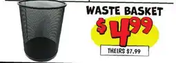 Ollie's WASTE BASKET offer