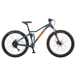 Walmart 27.5 Mongoose Ledge Mountain Bike, 27.5 Wheels, Adults Ages 14+, 7 Speeds, Teal offer