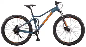 Walmart 27.5 Mongoose Ledge Mountain Bike, 27.5 Wheels, Adults Ages 14+, 7 Speeds, Teal offer