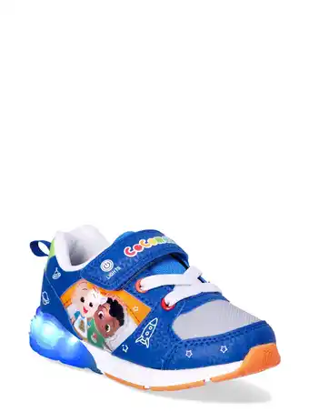 Walmart Cocomelon Toddler Boys Light-Up Athletic Sneakers offer