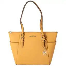 Walmart Michael Kors Michael Kors Women Leather Shoulder Tote Bag Purse Handbag+Double Zipper Wallet offer