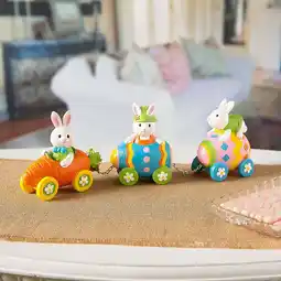 Walmart Carrot Express Train with Easter Eggs Tabletop Decoration, Home Decor, Easter, 3 Pieces offer