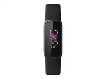 Walmart Fitbit Luxe Fitness & Wellness Tracker - Black/Graphite Stainless Steel offer