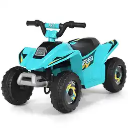 Walmart Spaco 6V Kids Electric Quad ATV 4 Wheels Ride, Toddler Ride On Toy Toddlers Forward&Reverse Blue offer