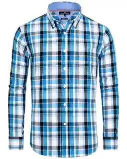 Walmart Alimens & Gentle Men's Plaid Button Down Shirts Cotton Long Sleeve Shirts Gingham Shirt offer