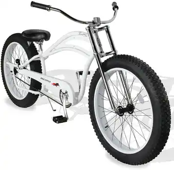 Walmart MICARGI 26 Retro Beach Cruiser Bike Single Speed Fat Tire Bicycle Seattle -WHITE offer