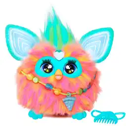 Walmart Furby Coral Plush Toy, Voice Activated, 15 Fashion Accessories, Interactive Toys, Ages 6+ offer