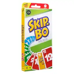 Walmart Skip-Bo Card Game for Kids, Adults & Game Night, Play Numbers in Order, 2 to 6 Players offer