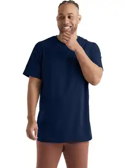 Walmart Hanes Originals Men's T-Shirt Tri-Blend Short Sleeve Crewneck Big & Tall Sizes LT-4XLT offer