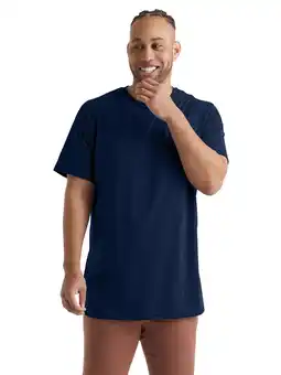 Walmart Hanes Originals Men's T-Shirt Tri-Blend Short Sleeve Crewneck Big & Tall Sizes LT-4XLT offer