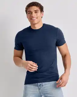 Walmart Hanes Originals Men's T-Shirt Tri-Blend Short Sleeve Crewneck Big & Tall Sizes LT-4XLT offer