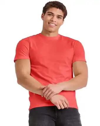 Walmart Hanes Originals Men's T-Shirt Tri-Blend Short Sleeve Crewneck Big & Tall Sizes LT-4XLT offer