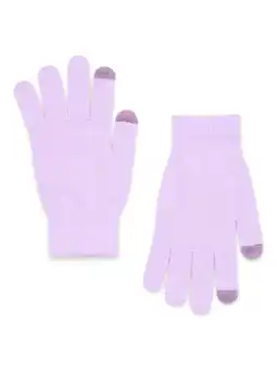 Walmart Time and Tru Women's Tipped Tech Winter Gloves, Green Smoke, One Size Fits All, Knit offer