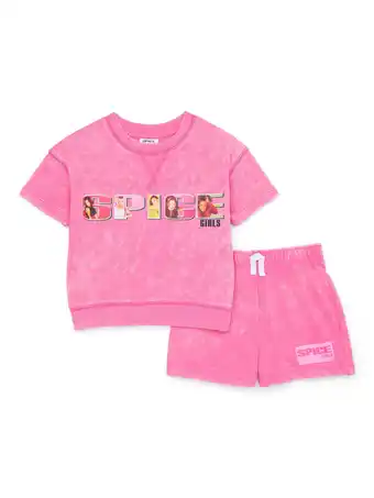 Walmart Spice Girls Toddler Girls Short-Sleeve Sweatshirt and Shorts Set, 2-Piece, Sizes 12M-5T offer