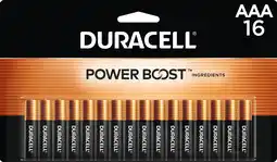 Walmart Duracell Coppertop AAA Battery with POWER BOOST , 16 Pack Long-Lasting Batteries offer