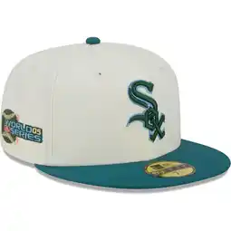 Walmart Men's New Era Cream Chicago White Sox Chrome Evergreen 59FIFTY Fitted Hat offer