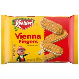 Walmart Keebler Vienna Fingers, Buttery Sandwich Cookies with Crme Filling, 12 oz offer