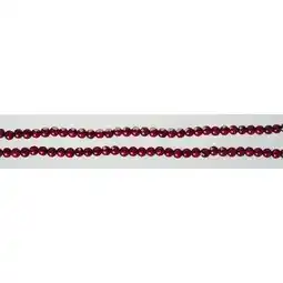 Walmart Kurt Adler Wooden Burgundy Bead Garland offer