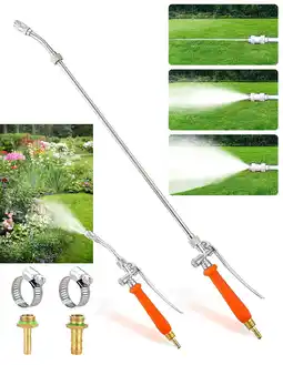 Walmart Fterwk Stainless Steel Watering Wand, 29 Universal Sprayer Wand Replacement, Perfect for Garden offer