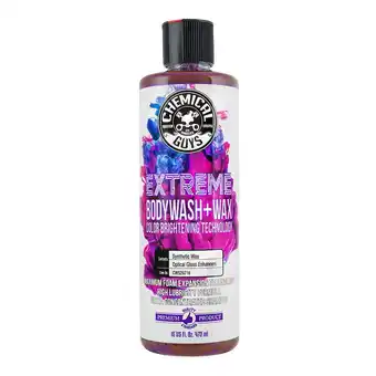 Walmart Chemical Guys Extreme Body Wash & Wax with Color Brightening Technology (16 oz) offer