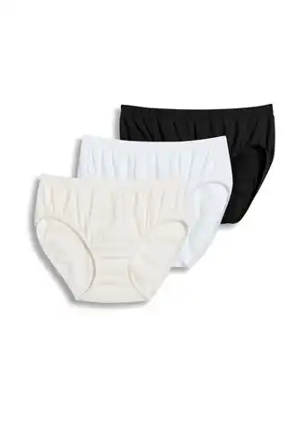 Walmart Jockey Women's Comfies Cotton Hipster - 3 Pack offer