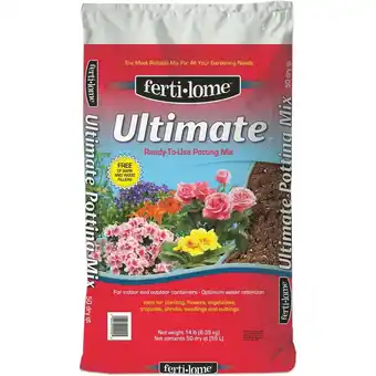 Walmart Fertilome All Purpose Ready-To-Use Ultimate Potting Mix, 50qt offer