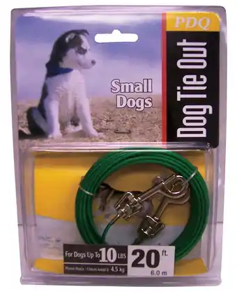 Walmart Q2220 000 99 20' Puppy Tie-Out Cable offer