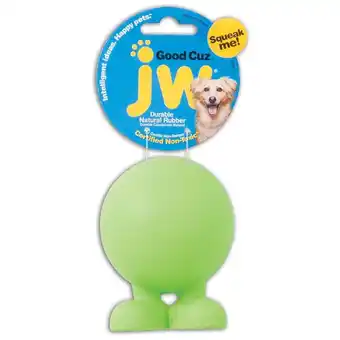 Walmart JW Pet Cuz Assorted Good Cuz Rubber Dog Toy Medium offer