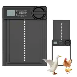 Walmart Automatic Aluminum Alloy Chicken Coop Fits 50 Chickens,13'' Induction Door Intelligent Timing offer