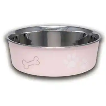 Walmart Loving Pets Classic Dog Bowl Paparazzi Pink 1ea/SM offer