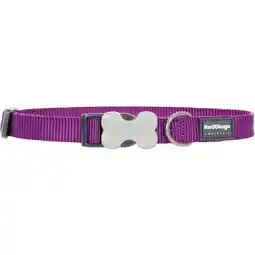 Walmart Red Dingo Classic Purple Dog Collar, Large offer