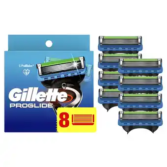 Walmart Gillette ProGlide Men's Razor Blades, 8 Blade Refills offer