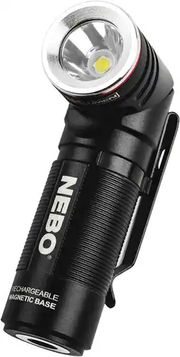 Walmart NEBO SWYVEL 1000 Lumen Rechargeable Flashlight: Rotating Head, 5 Modes, Magnetic Base - Black offer