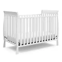 Walmart Storkcraft Maxwell 3-in-1 Convertible Baby Crib, White offer