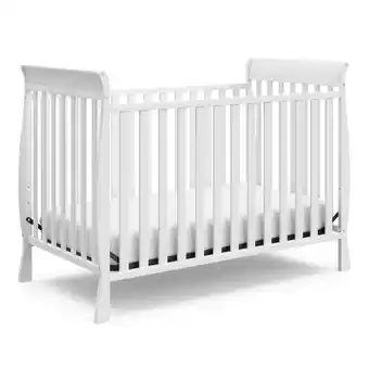 Walmart Storkcraft Maxwell 3-in-1 Convertible Baby Crib, White offer