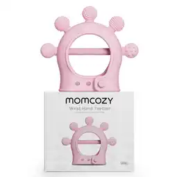 Walmart Momcozy Silicone Baby Teether Diver Pink, Baby Teething Toys, Toddler Teething Relief, 1 Count offer