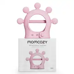 Walmart Momcozy Silicone Baby Teether Diver Pink, Baby Teething Toys, Toddler Teething Relief, 1 Count offer