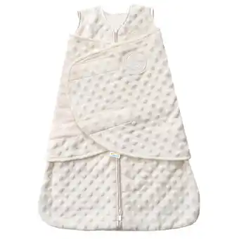 Walmart Halo Sleepsack Swaddle, Plushy Dot Velboa, Cream, Unisex, Infants, Newborn, 0-3 Months offer