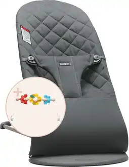 Walmart BabyBjorn Bouncer Bliss, Anthracite Cotton Flying Friends Bundle offer