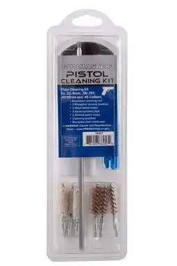 Walmart Gunmaster 14 Piece Universal Pistol Cleaning Kit for .22 - .45 Caliber Pistols offer