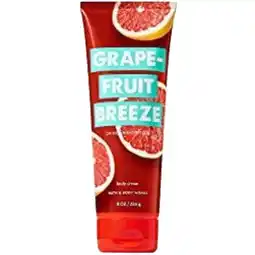 Walmart Bath & Body Works Grapefruit Breeze Ultra Shea Body Cream, Moisturizing, Fruity, 8 oz offer