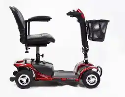 Walmart Equate Mobility 4-Wheel Motorized Power Scooter, Red offer