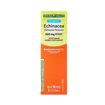 Walmart Spring Valley Echinacea Herbal Supplement Liquid Extract, 960 mg, 2 fl oz offer