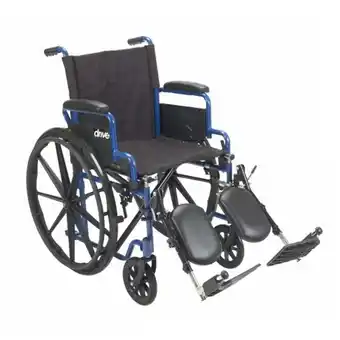 Walmart Blue Streak Wheelchair with Flip Back Desk Arms and Elevating Leg Rests offer