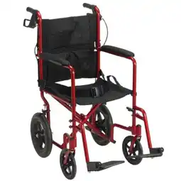 Walmart Lightweight Expedition Transport Wheelchair with Hand Brakes offer