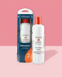 Walmart Everydrop by Whirlpool Ice and Water Refrigerator Filter 2, EDR2RXD1, Single-Pack, Orange offer