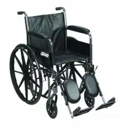 Walmart Silver Sport Reclining Wheelchair with Elevating Leg Rests, Seat - 300 lbs offer