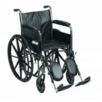 Walmart Silver Sport Reclining Wheelchair with Elevating Leg Rests, Seat - 300 lbs offer